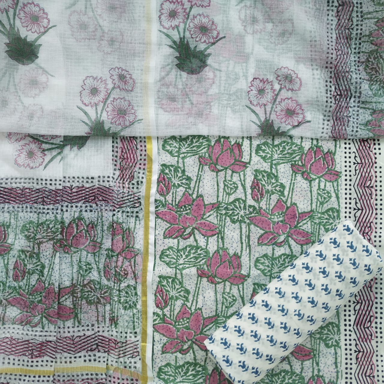 Shop kota dupatta cotton suits online (RKD97)