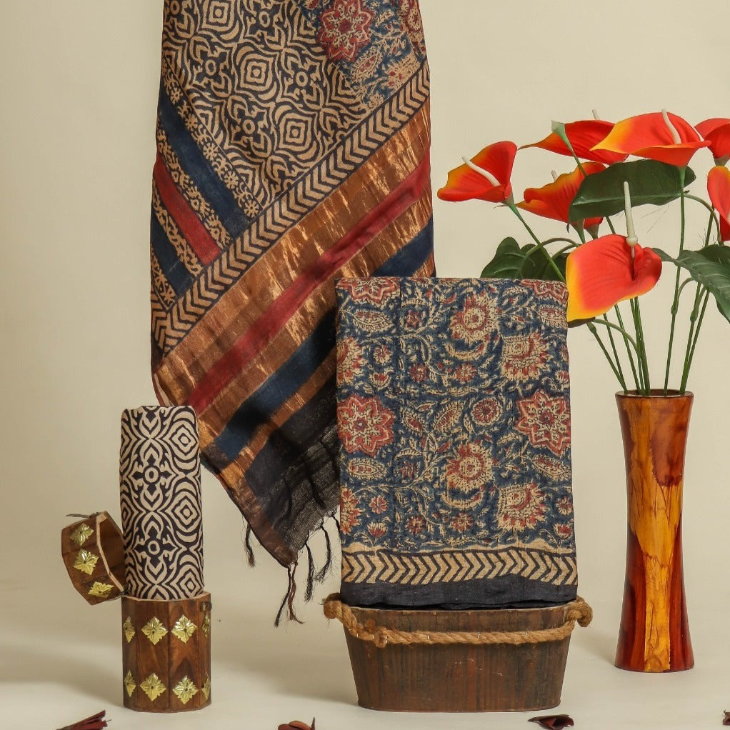Shop tussar silk suit set online (TUS03)