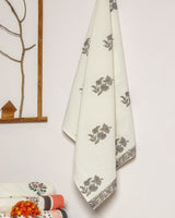 Shop hand block print waffle cotton towels (TWL05)