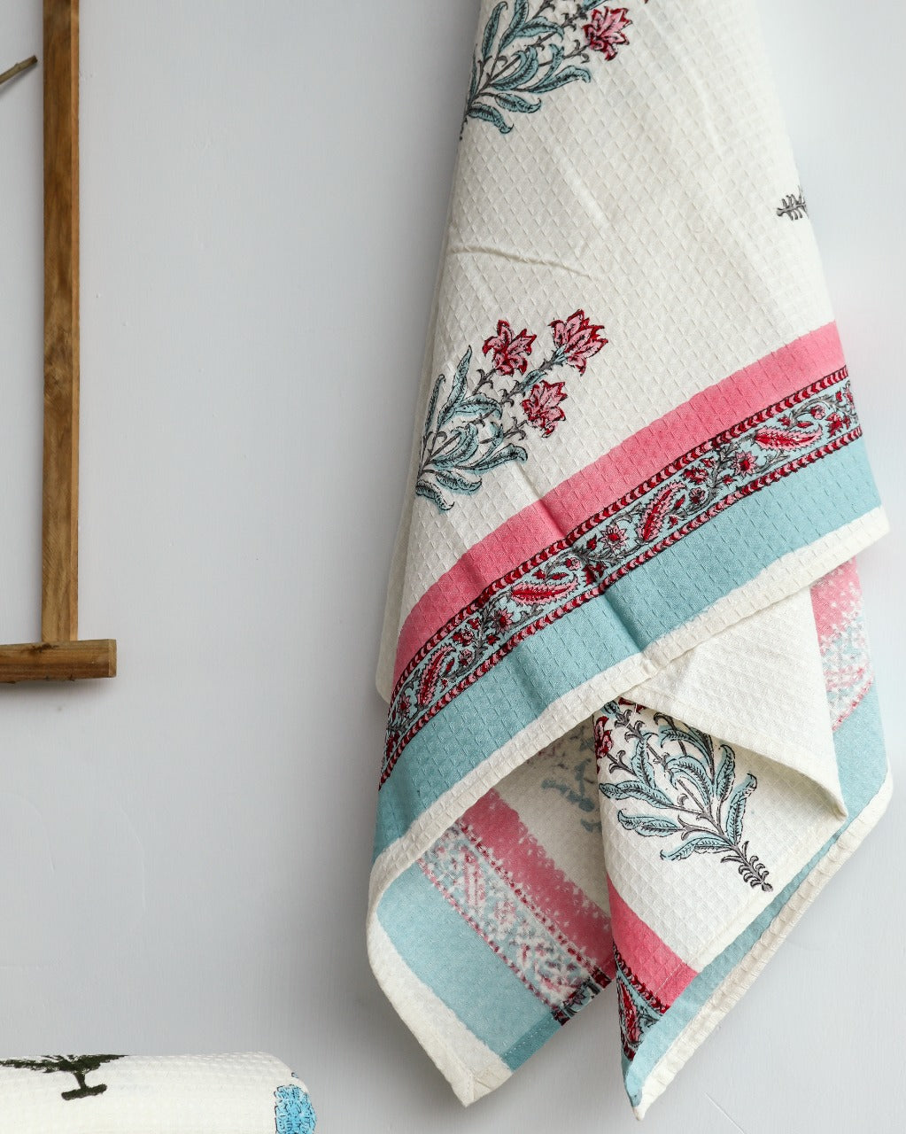 Shop jaipuri print cotton towels online shopping (TWL16)
