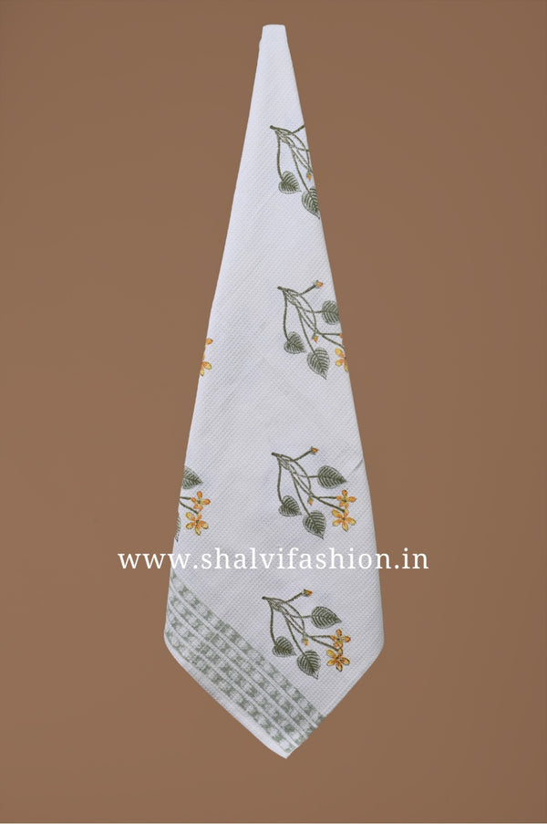 Shop jaipuri print cotton towels online shopping (TWL21)