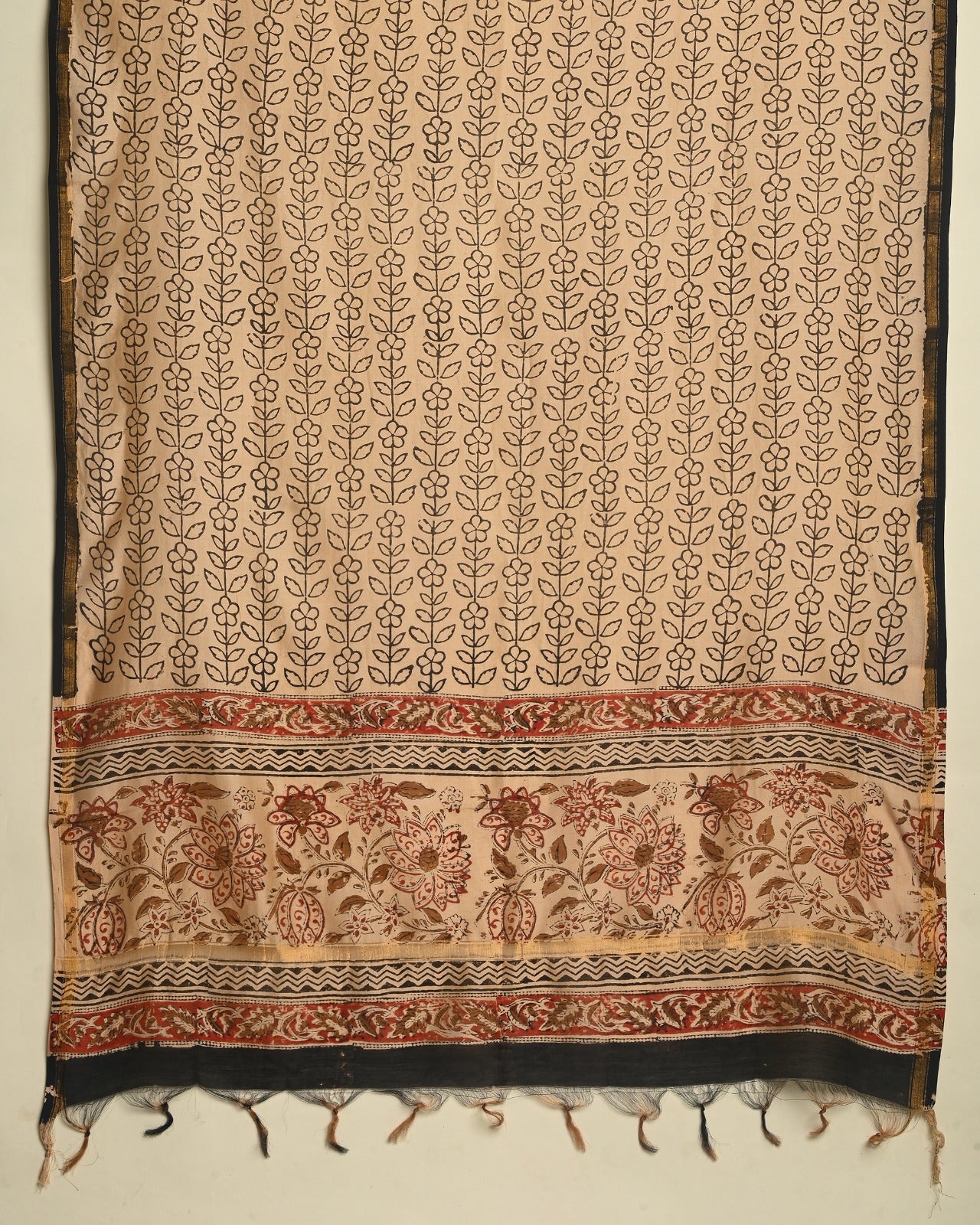 Shop hand block print chanderi silk suits (CHA65)