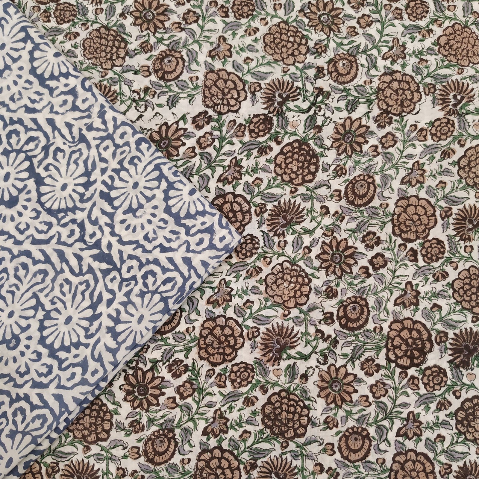 Summer Friendly Hand block printed material (2P30) - ShalviFashion
