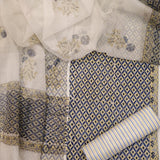 Shalvi Fashion's Classic Kota Doria Dupatta Cotton suit sets (3CKD61) - ShalviFashion