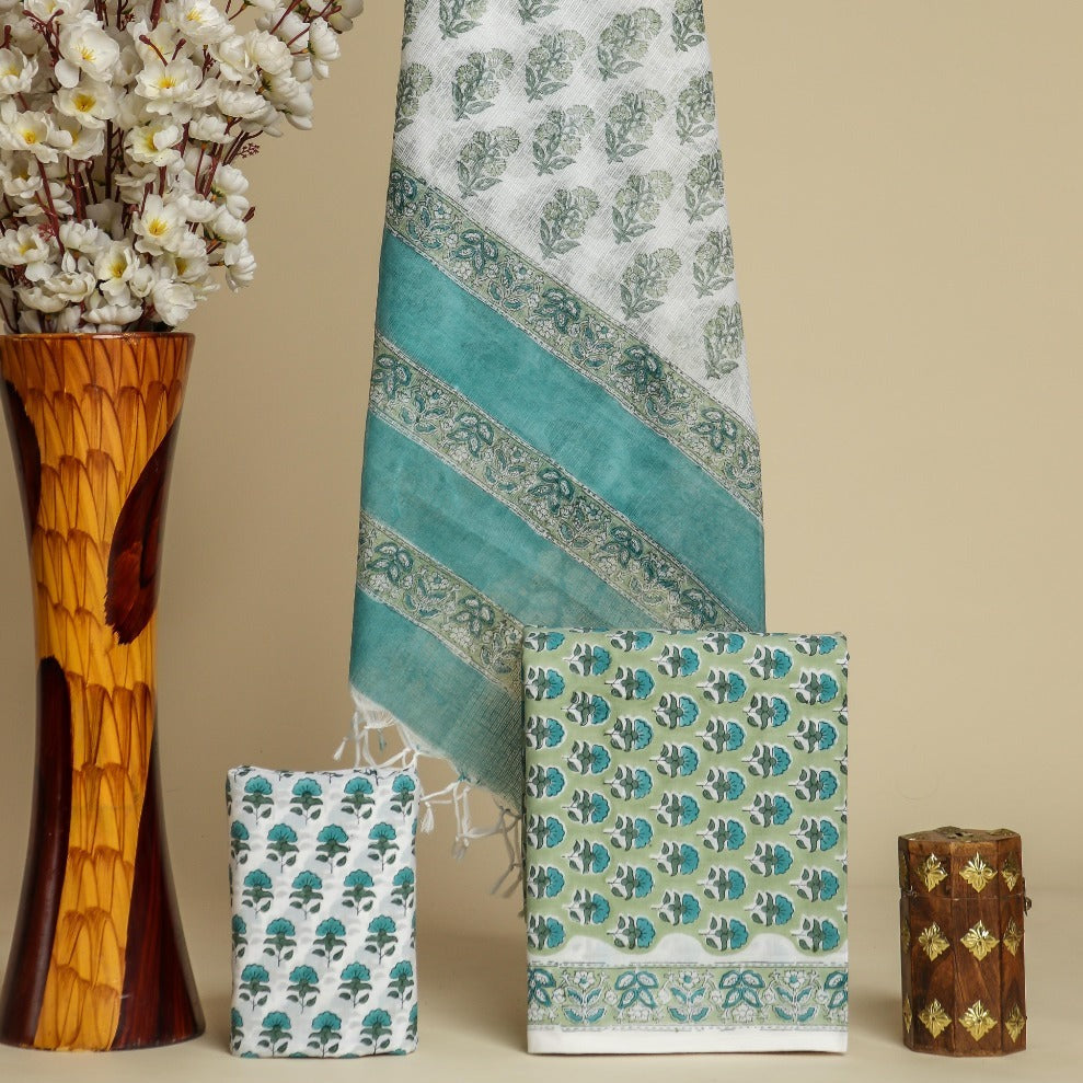 Shop kota dupatta cotton suit sets online shopping (3CKD680)