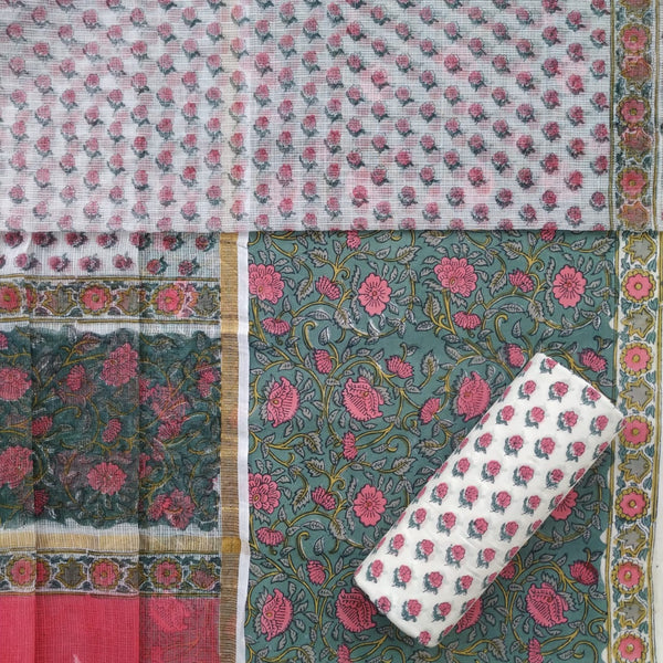 Shop kota dupatta cotton suit sets in jaipur (3CKD696)