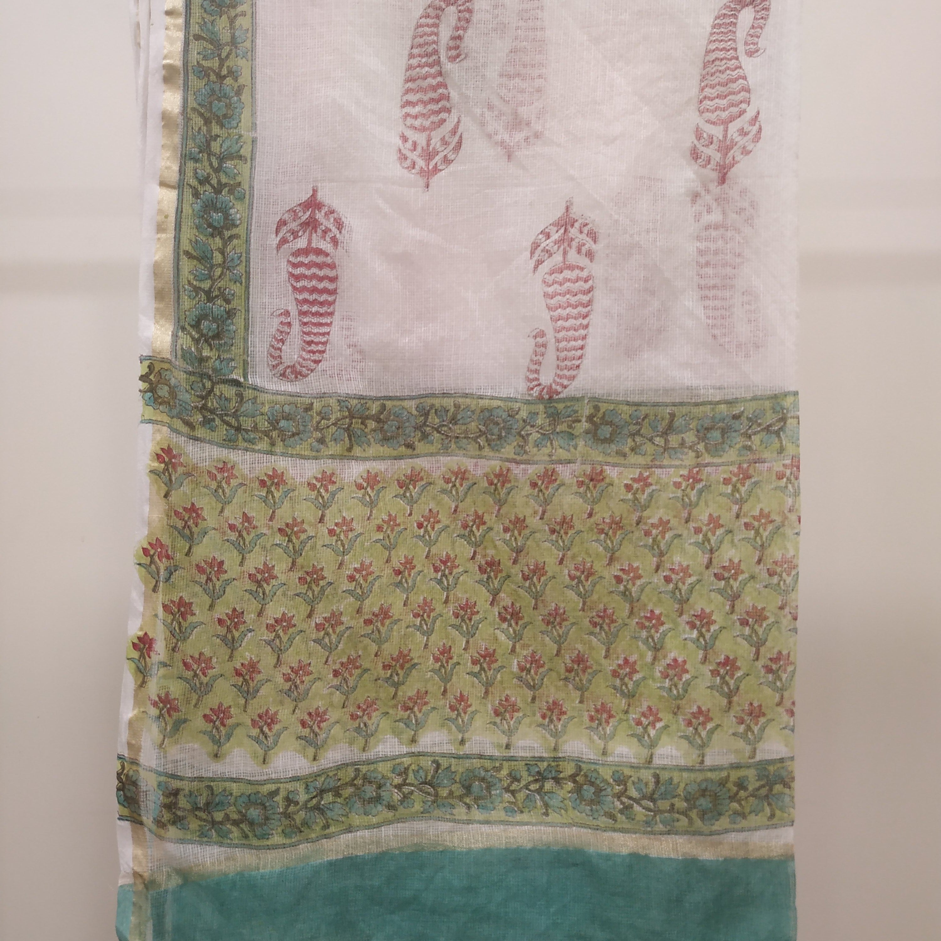 Shalvi Fashion's Classic Kota Doria Dupatta Cotton suit sets (3CKD39) - ShalviFashion