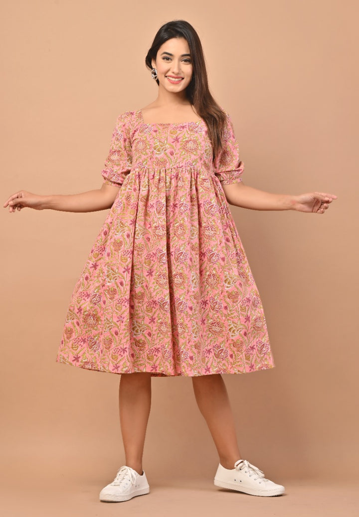 Jaipuri Adaah Maxi Dresses  Buy Jaipuri Adaah Atasi Floral Cotton Dress  Online  Nykaa Fashion