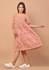 Shop jaipuri print cotton dress online (CDR05)