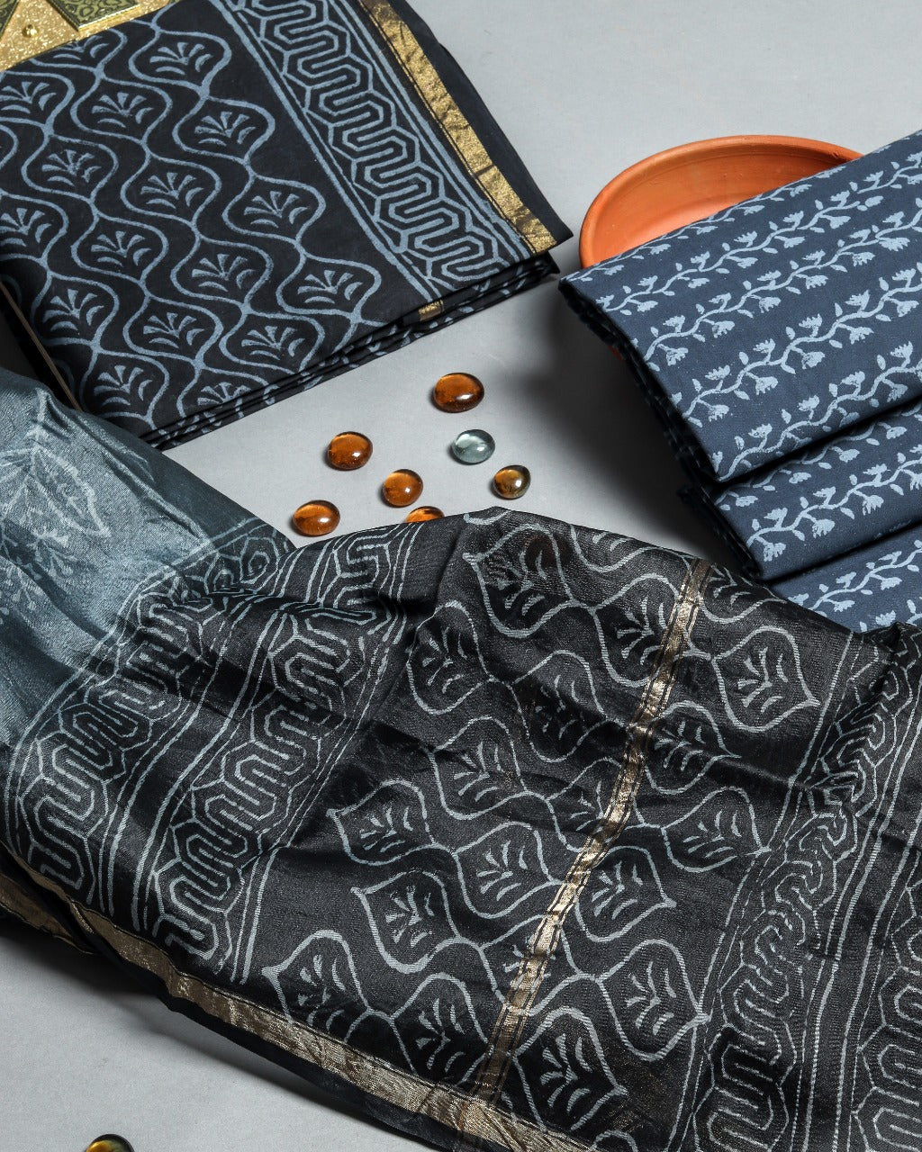 Premium Chanderi Silk Suit with Chanderi Silk Dupatta (CHA276) - ShalviFashion