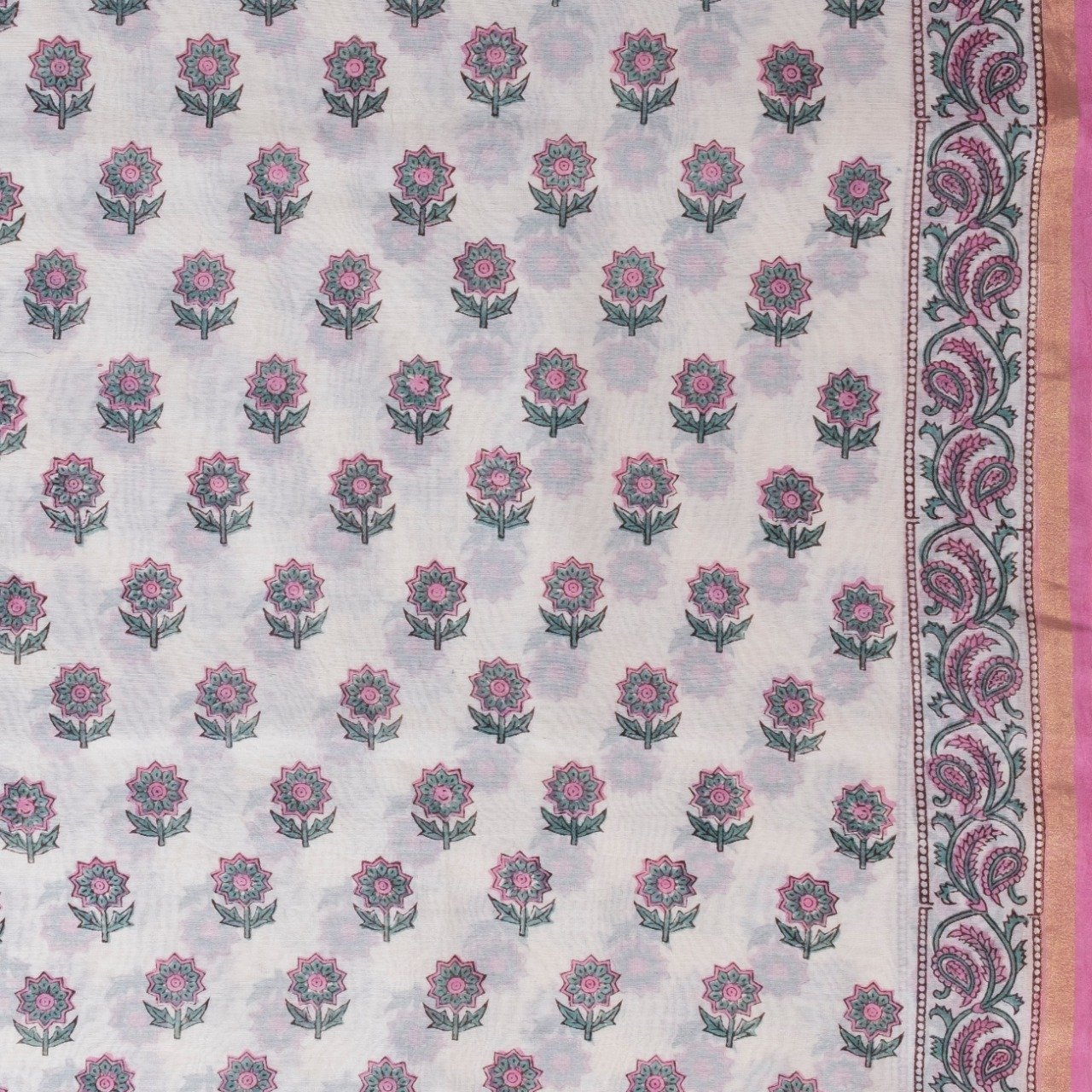 Premium Chanderi Dress Material with Chanderi Silk Dupatta (CHA290) - ShalviFashion