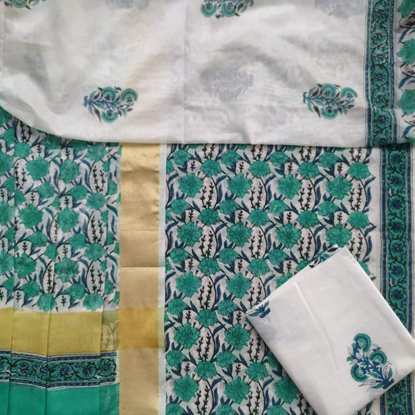 Shop Unstitched Chanderi Silk Suit sets (CHA347)