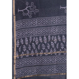 Shop Unstitched Hand Block Print Chanderi Silk Suit sets (CHA352)