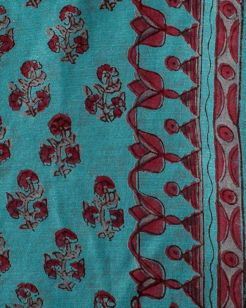 Shop Unstitched Hand Block Print Chanderi Silk Suit Sets (CHA420)