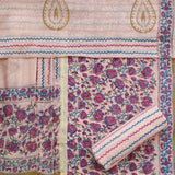 Shop Unstitched Hand Block Print Chanderi Silk Suit Sets online (CHA426)