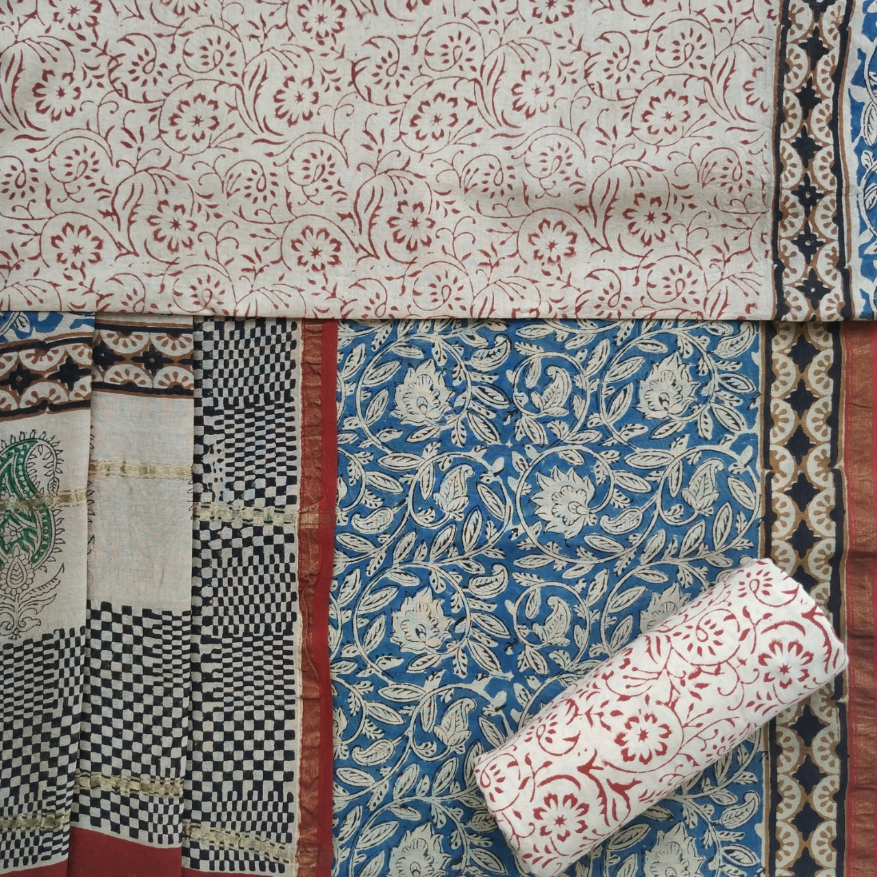 shop chanderi silk suit sets online