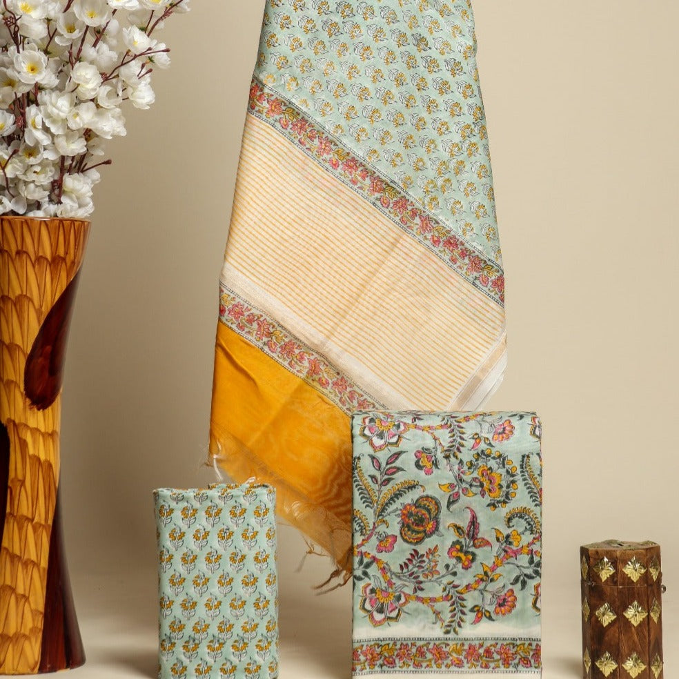 Shop chanderi silk suit sets (CHA628)