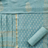Shop unstitched chanderi silk suits online (CHA666)