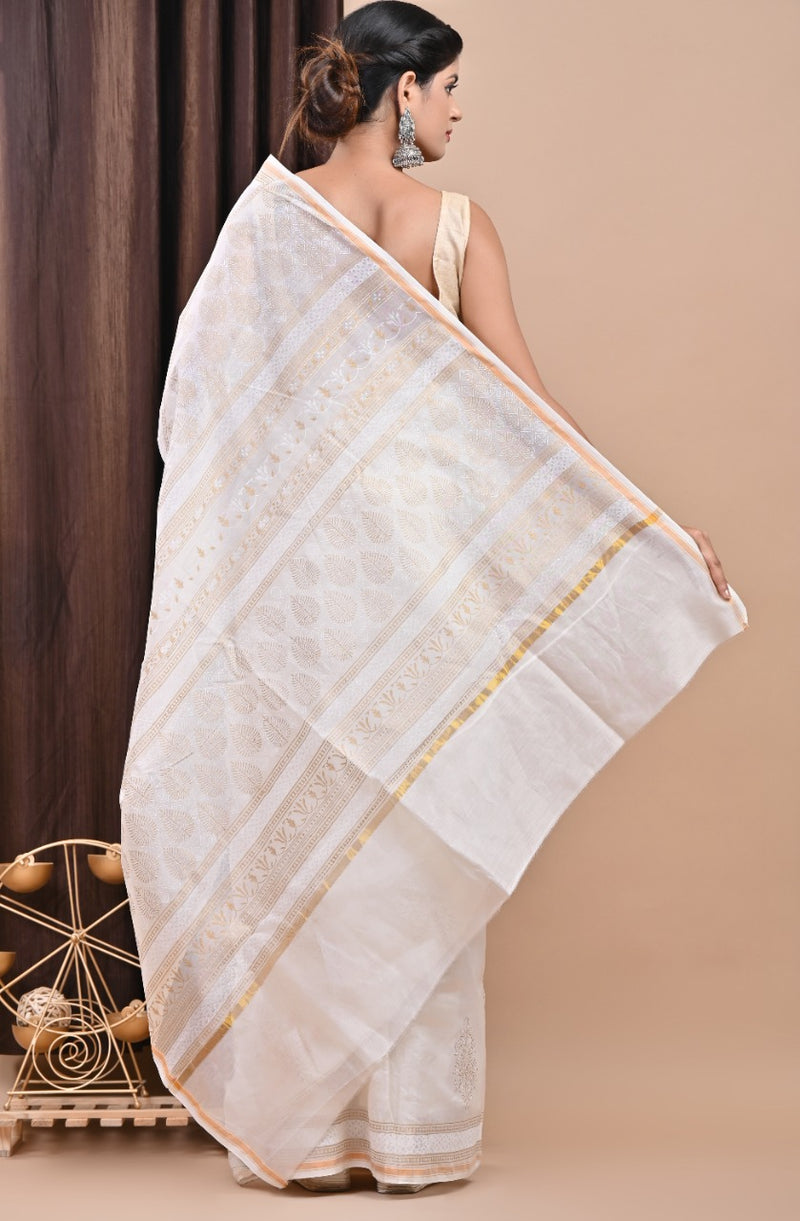 Shop chanderi silk sarees in jaipur (CHSAR41)