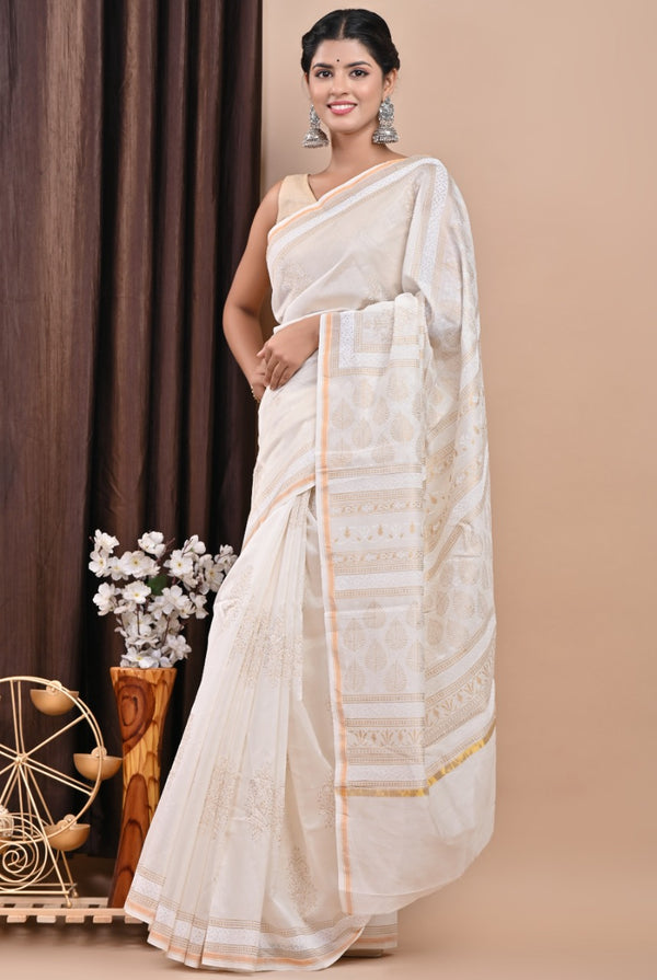 Shop chanderi silk sarees in jaipur (CHSAR41)