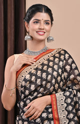 Shop pure chanderi silk sarees online shopping (CHSAR54)