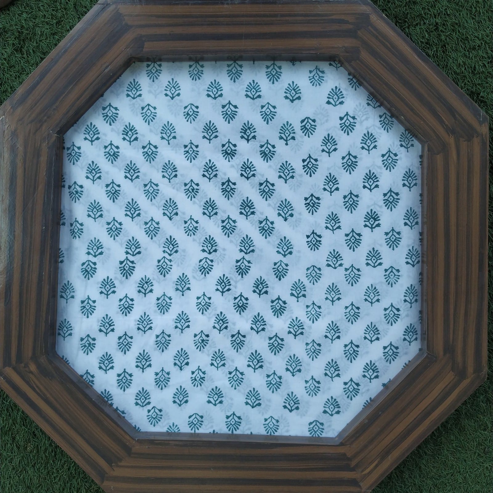 Shop block printed cotton fabric [cut- 10 meters] (CRF205)