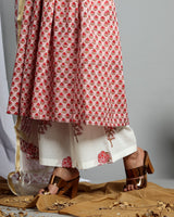 shop stitched pure cotton suit set with organza dupatta (CSS04)