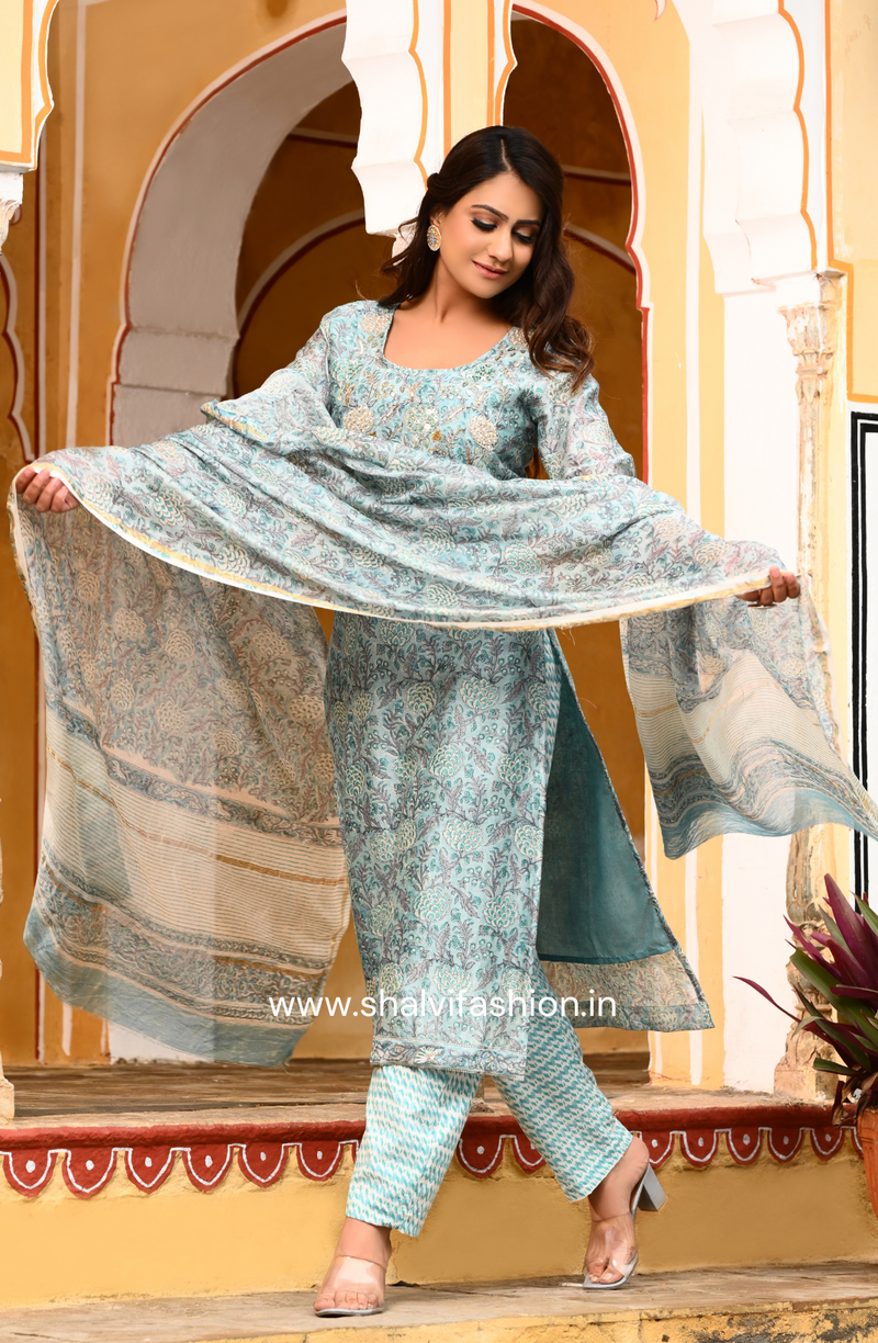 Silk suit 2025 sets online