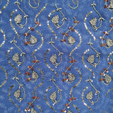 Shop zardosi work chanderi silk suit sets online shopping (GOTA336)