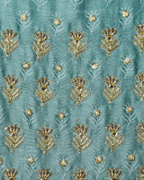 Shop unstiched festive collection chanderi silk suit material (GOTA381)