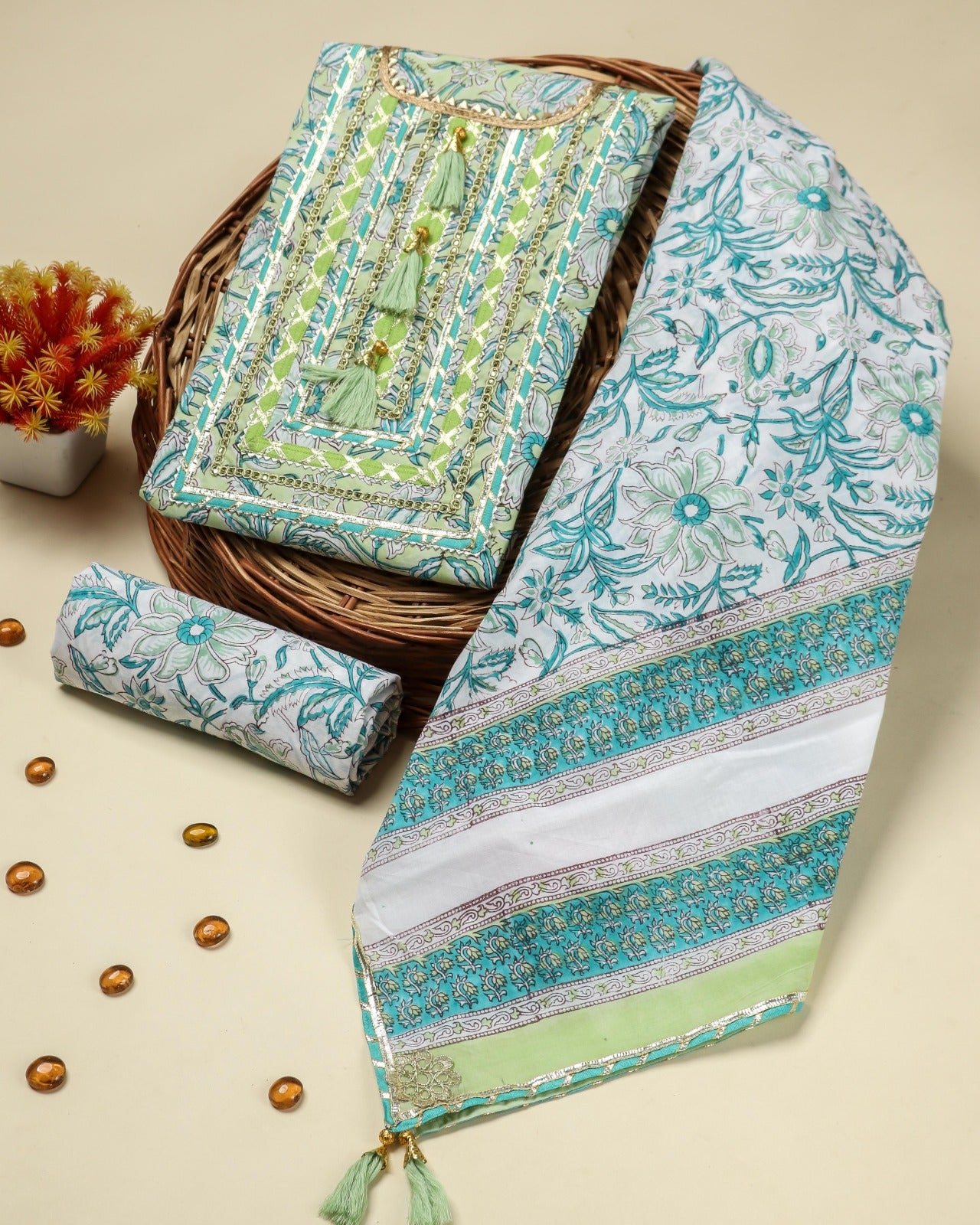 Shop unstitched gotawork suits inline shopping (GOTA423MUL)