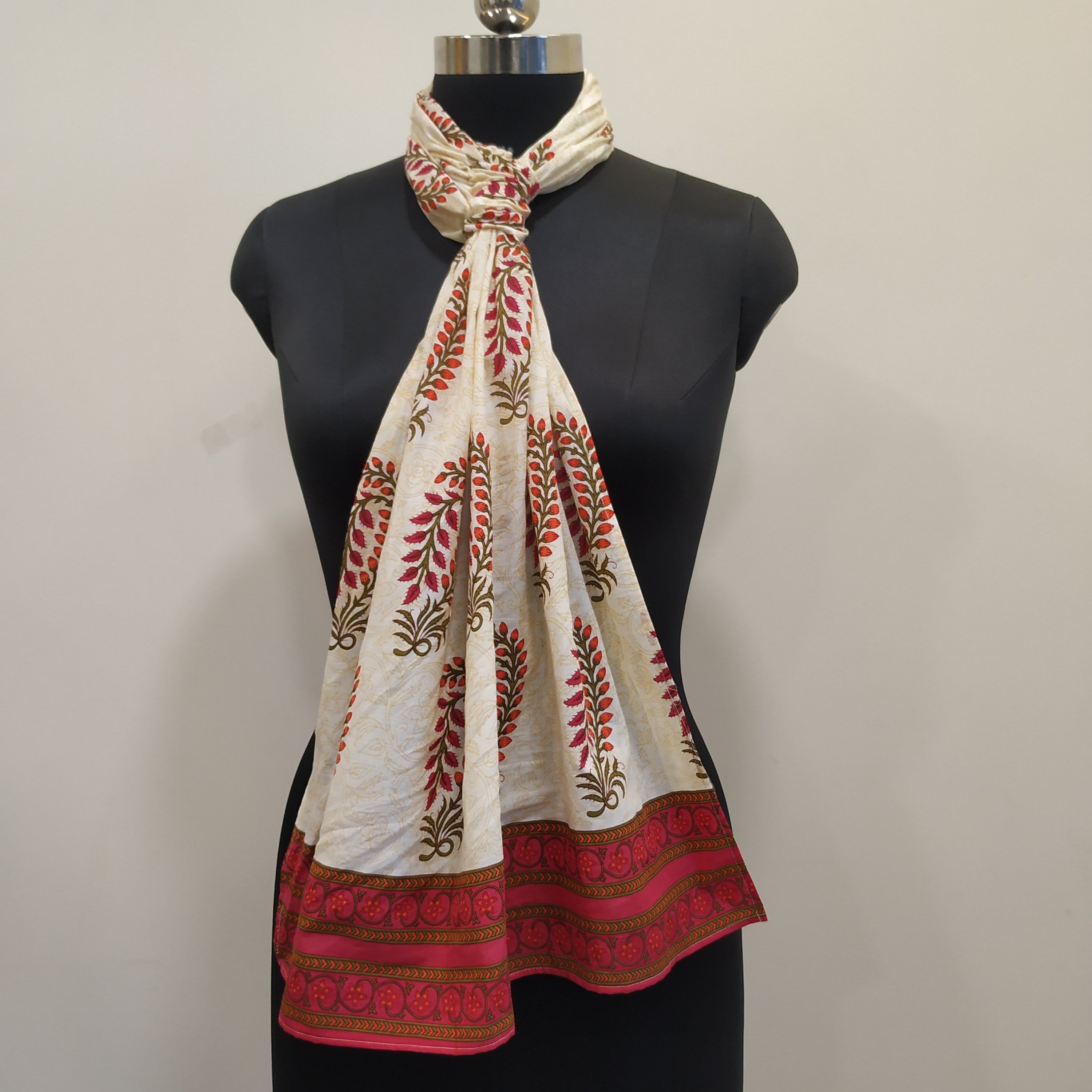 Boota Print Scarf (SC1R01) - ShalviFashion