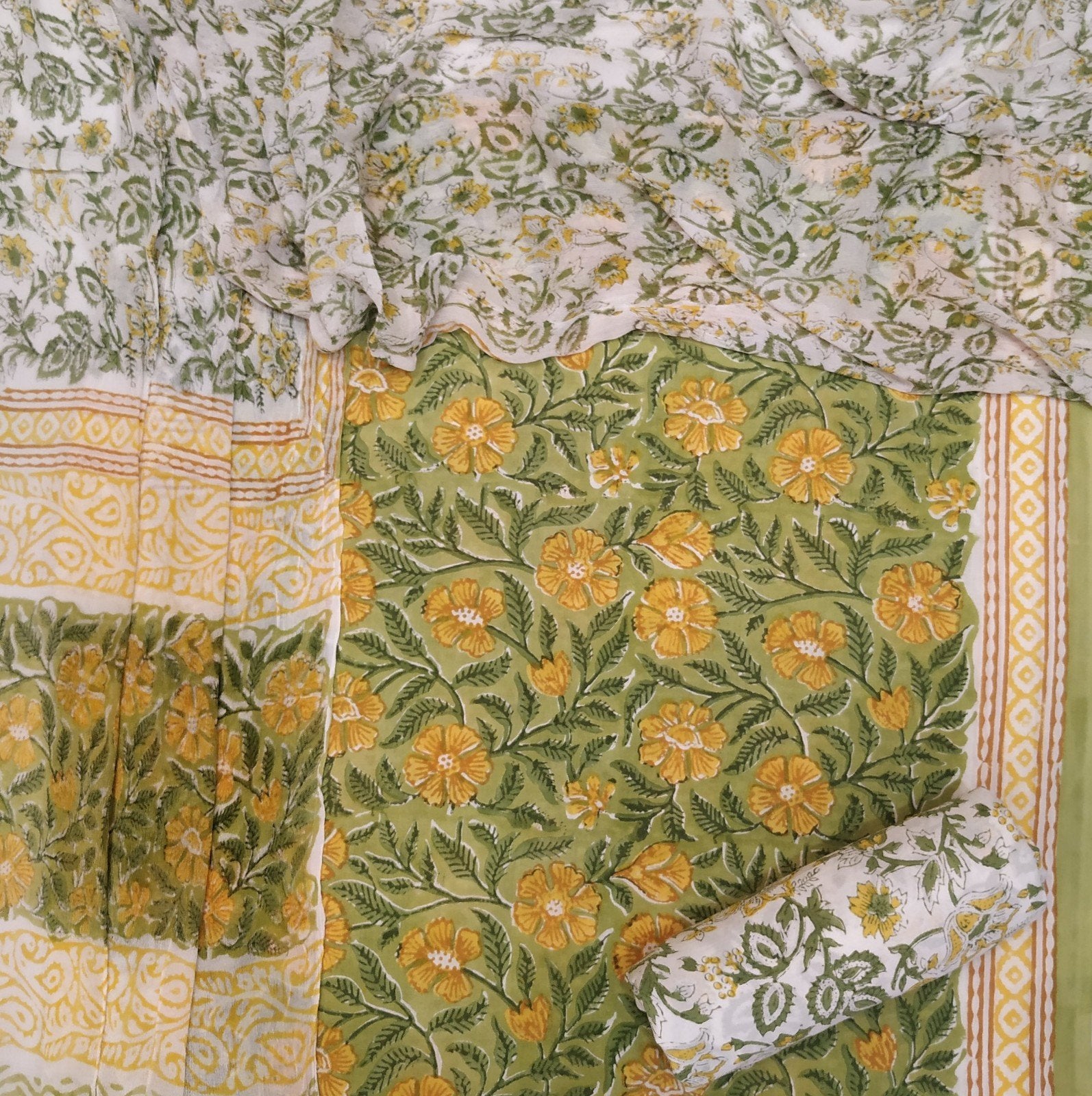 Summer Special : Pure Cotton Chiffon Dupatta Collection (SUM82) - ShalviFashion