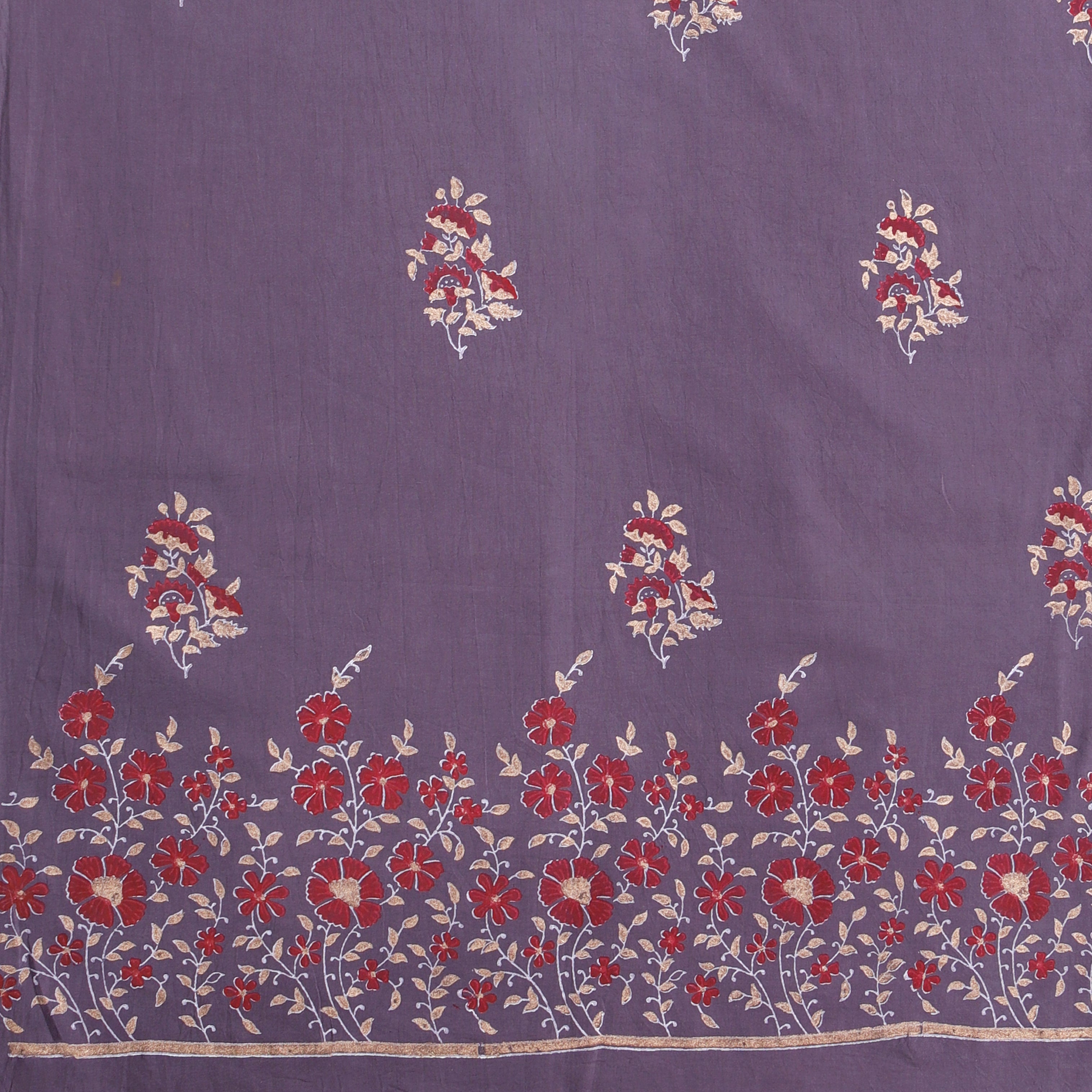 Shalvi Fashion Premium Kota Doria Suits with Gold Print (KDG09) - ShalviFashion