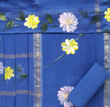 Shop hand painted maheshwari silk suits in jaipur (MSL218)