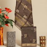 Buta Print Maheshwari Silk Suit Set