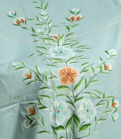 Shop cotton suit sets with organza dupatta online (ORG158)