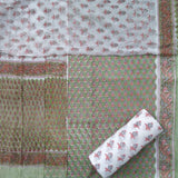 Shop unstitched hand block print cotton suits with chiffon dupatta (PCHF497)
