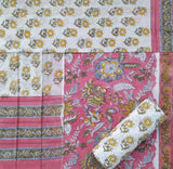 Shop unstitched cotton suit sets with cotton dupatta (PRMUL387)