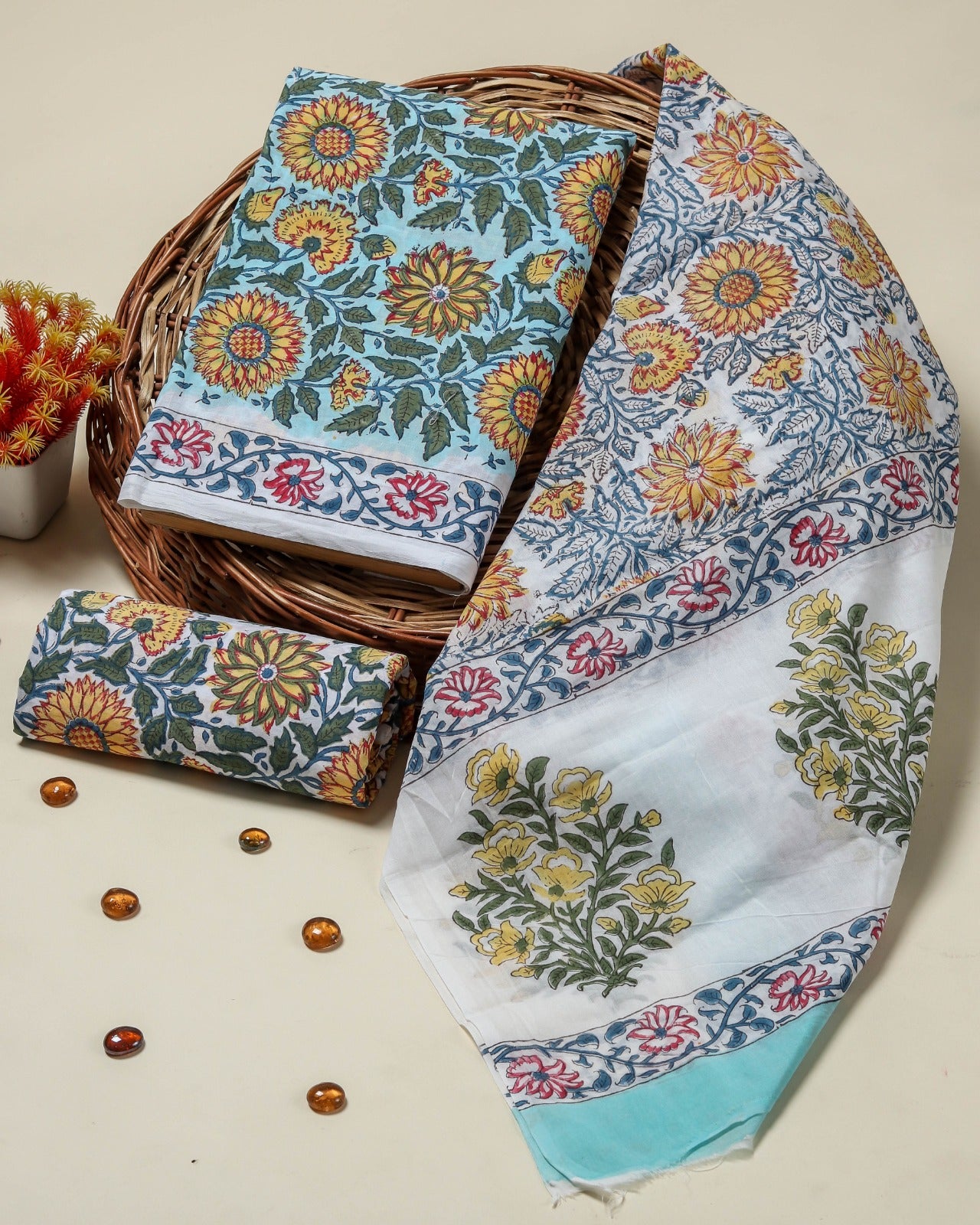 Shop mulmul dupatta cotton suits online shopping (PRMUL426)