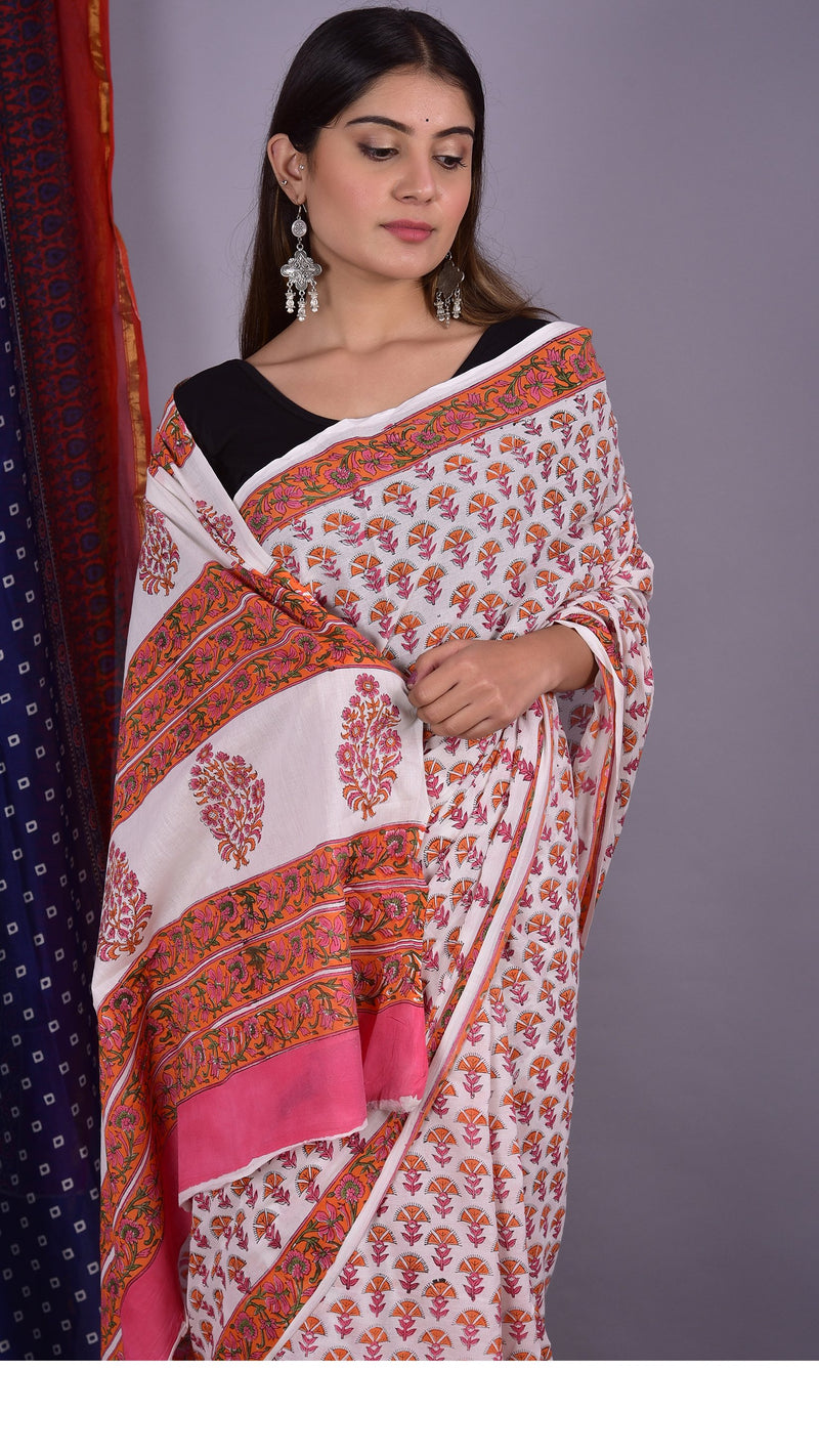 Handcrafted saree - ShalviFashion