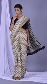 Designer Pure Cotton Mulmul Sarees (RMULSAR02) - ShalviFashion