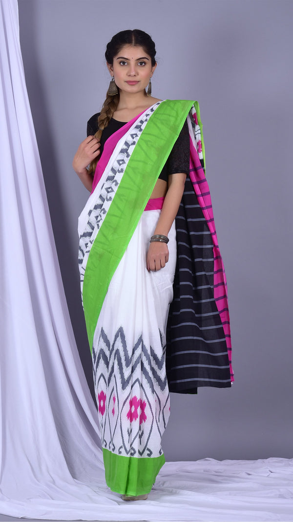 Designer Pure Cotton Mulmul Sarees (RMULSAR03) - ShalviFashion