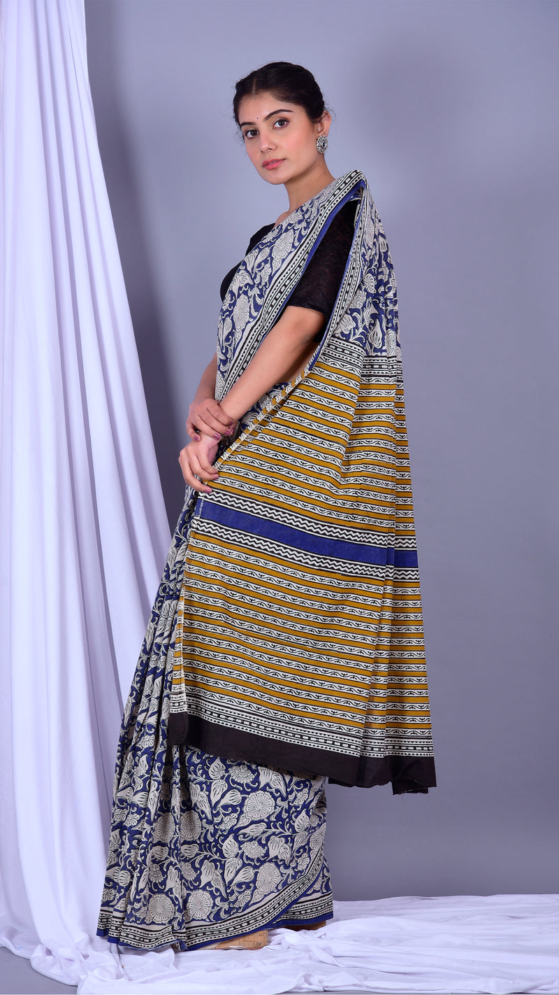 Shop Printed Pure Cotton Sarees online (RMULSAR24)