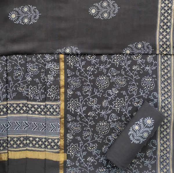 shop chanderi silk suit sets online