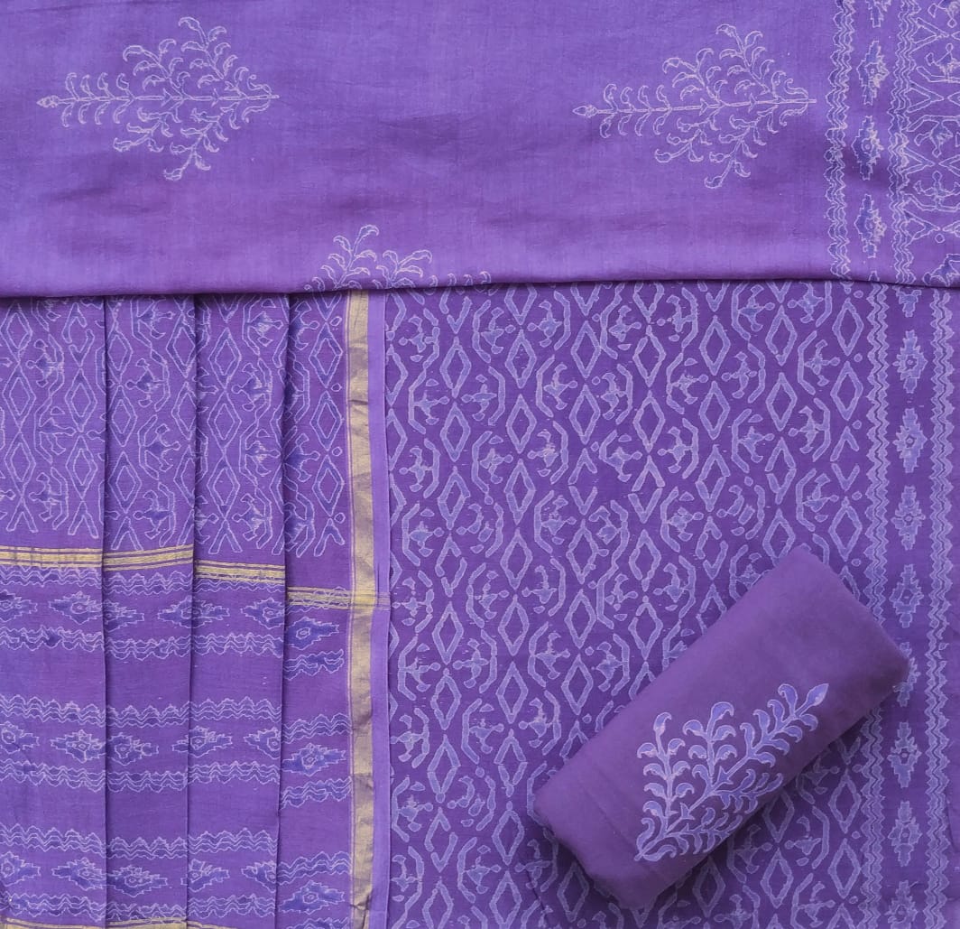 Shop chanderi silk suit sets (TCHA95)