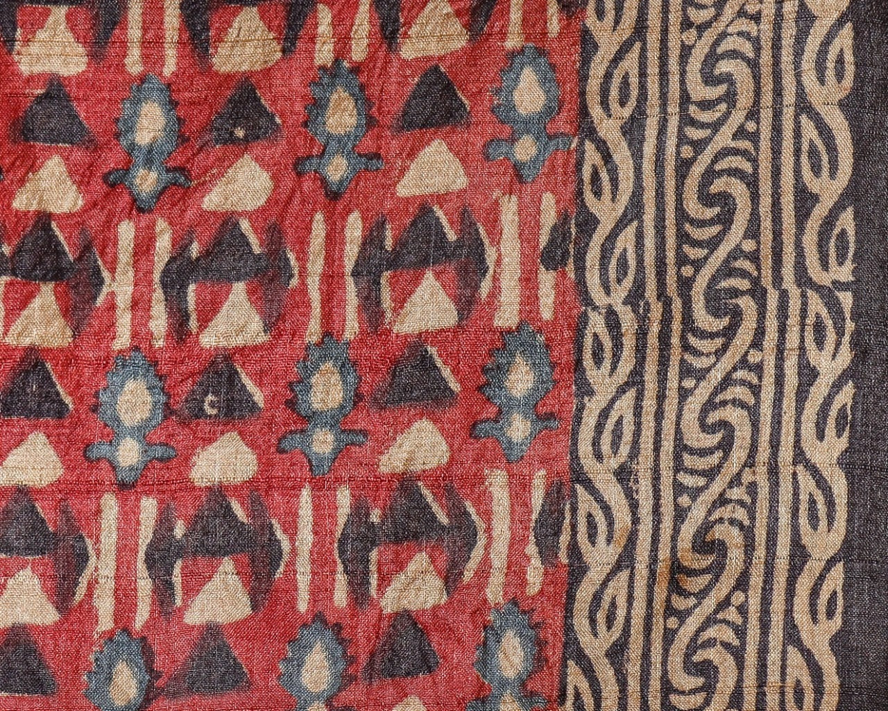 Shop unstitched pure tussar silk online (TUS01)