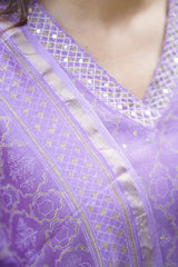 Noor Collection - Hand Work Chanderi Silk Suit Set (CSS57)