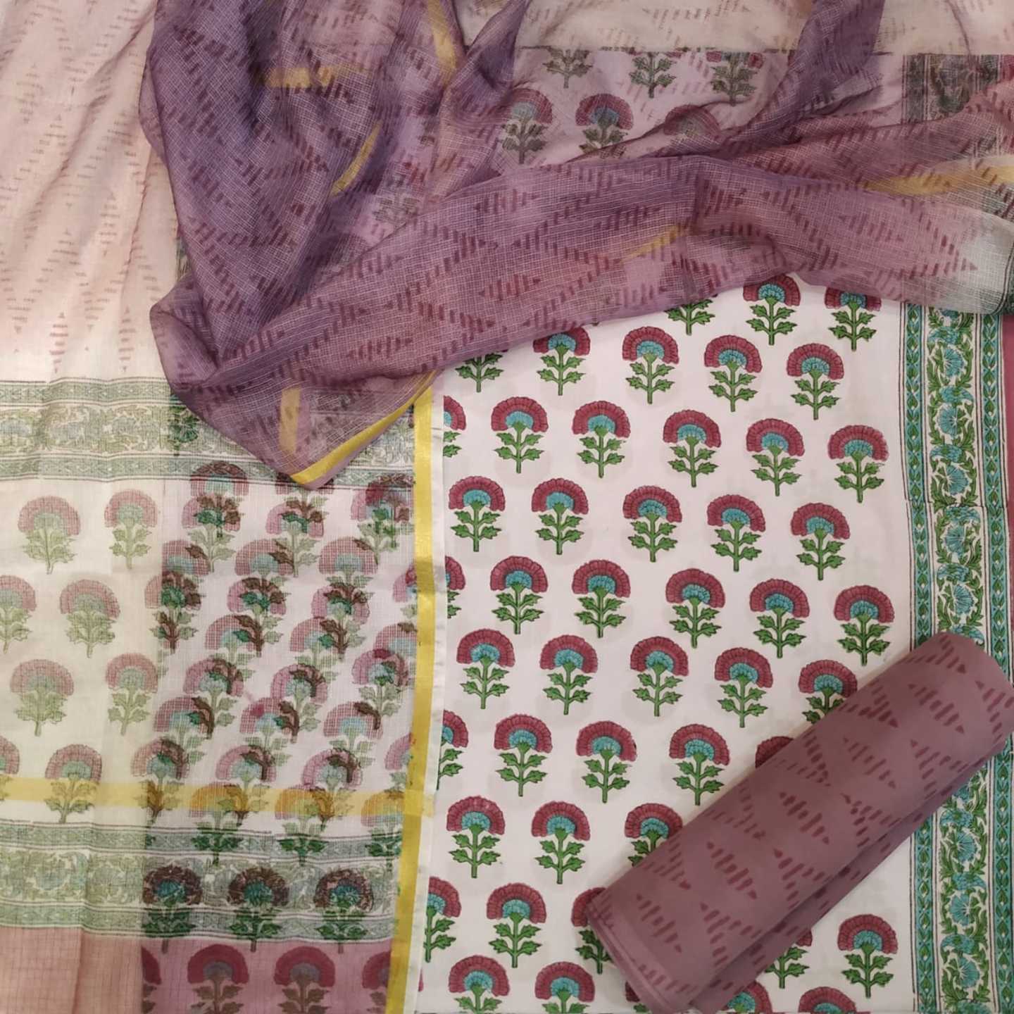 Festive Side Kota Silk Collection (CKS0059) - ShalviFashion